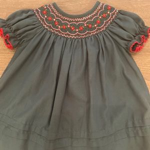 Smocked Christmas dress